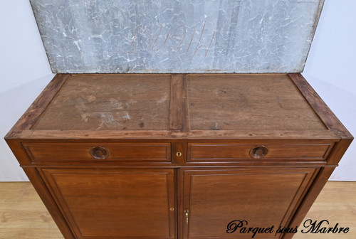 Credenza in mogano impiallacciato del XIX secolo