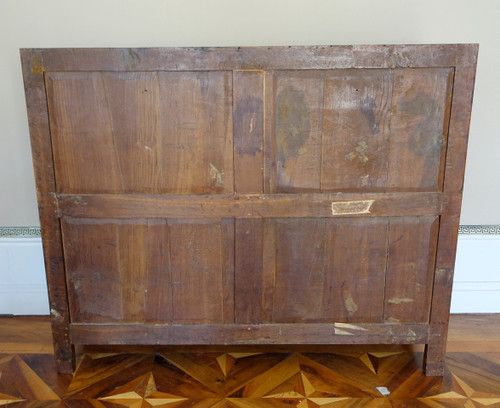 Transition period sideboard in satinwood marquetry - shallow depth - 18th century