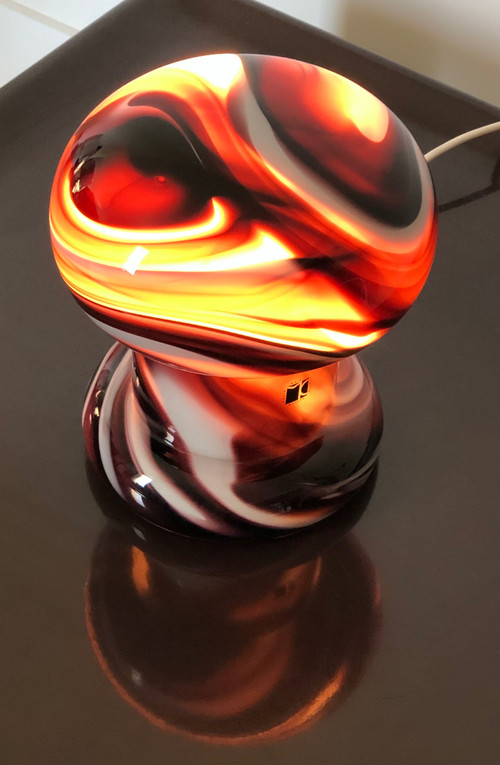 Murano glass table lamp by Carlo Moretti, Italy, 1960s