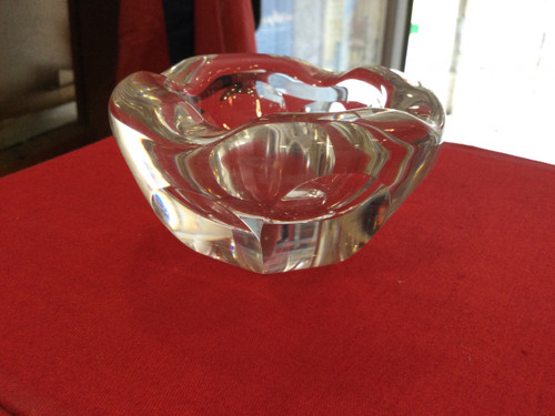 Baccarat crystal ashtray 