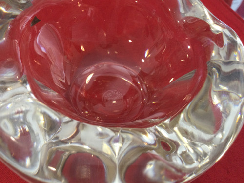 Baccarat crystal ashtray 