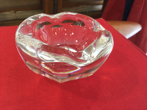 Baccarat crystal ashtray 