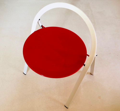 Chaise pliante modèle Clio par Giorgio Cattelan pour Cidue, Italie années 70