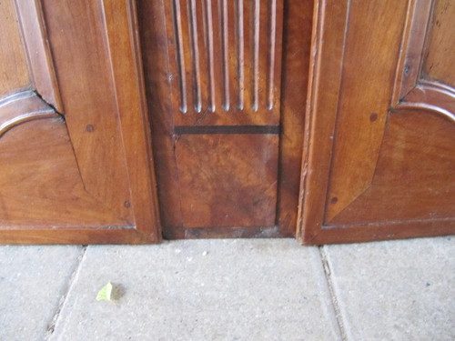 PAIR OF REGIONAL WARDROBE DOORS IN LOUIS XVI PERIOD 