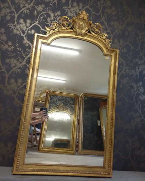 19th Century Louis XV Inspired Mirror 165 x 96