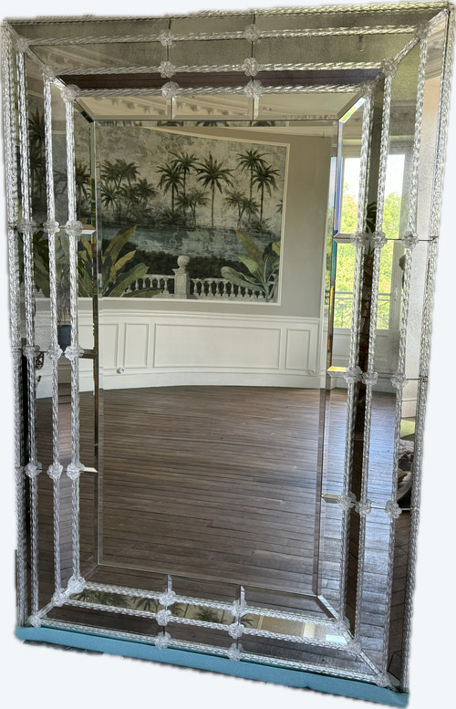 Très beau et important Miroir Maison Veronese 