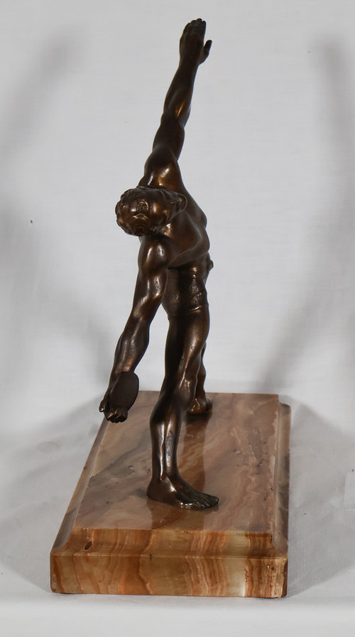 Bronze sculpture with bronze patina Art Deco period