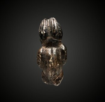 STATUETTE ANTHROPOMORPHE "Nomoli" Mende-Kultur, Sierra Leone Ende des 19. bis Anfang des 20. Jahrhunderts