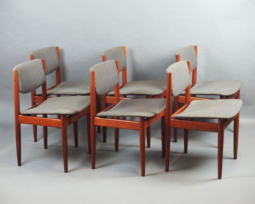 Set of six Scandinavian chairs by Finn Juhl