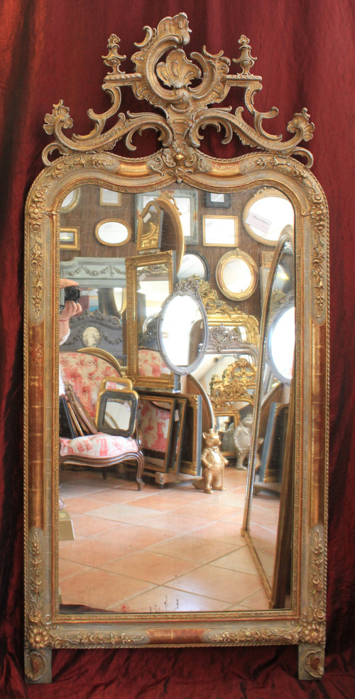 Miroir du milieu du XIXème siècle