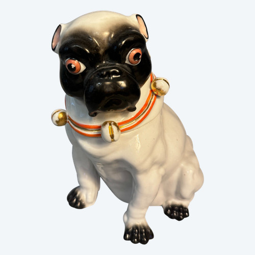 Saxony porcelain pug. Pössneck (Conta & Boehme)