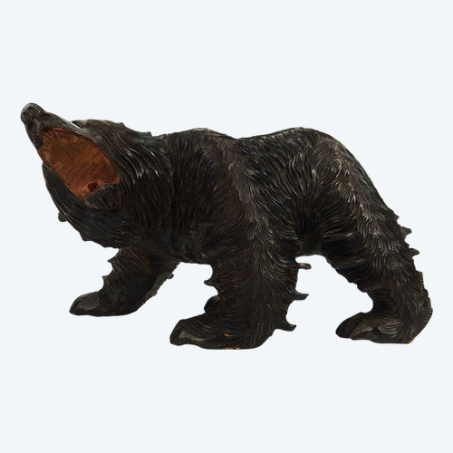 Carved Wooden Ainu Bear