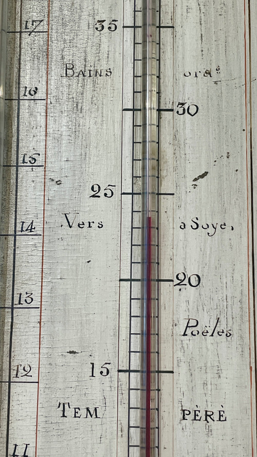 Baromètre et thermomètre néoclassiques, XVIIIe siècle