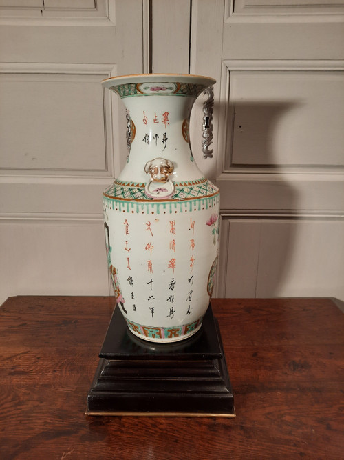 Porzellanvase, China des 19. Jahrhunderts.