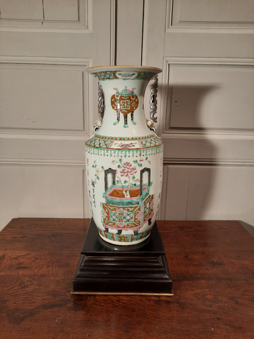 Porzellanvase, China des 19. Jahrhunderts.