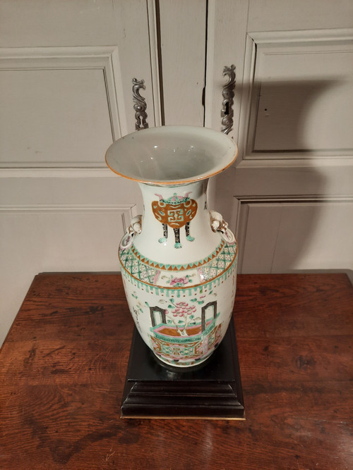 Porzellanvase, China des 19. Jahrhunderts.