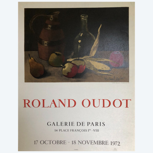 Plakat Roland Oudot Galerie de Paris 1972