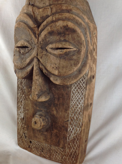 Bembe "owl" mask, Democratic Republic of Congo.