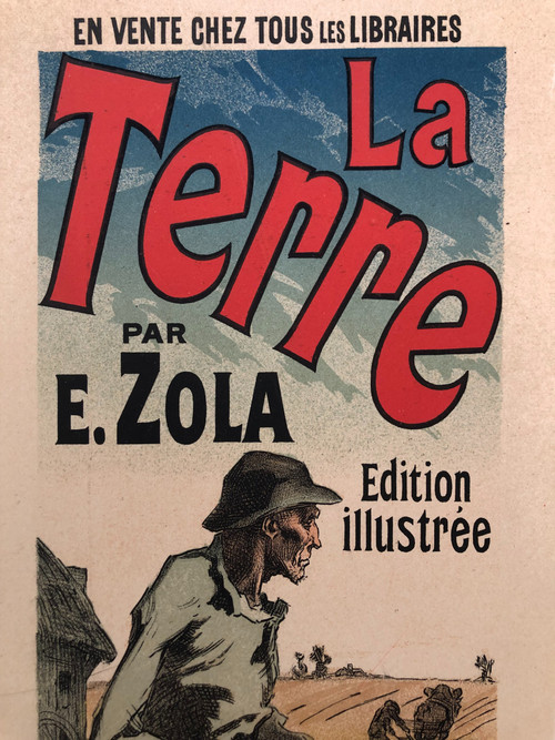 Original-Lithographie: „Die Erde von Emile Zola“ – Die Meister der Plakatplatte Nr. 69