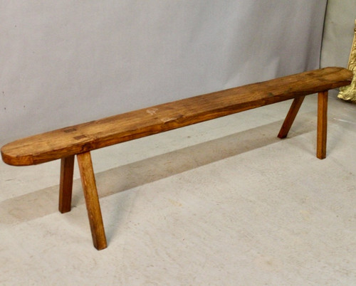 Bressane Farm Table In 19th Century Cherry And Its Bench