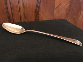 Ragout spoon,silver,19th century.