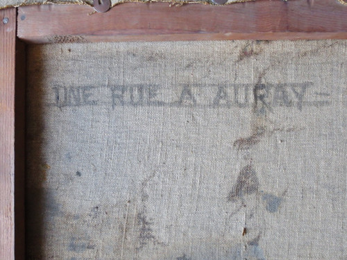 Une rue à Auray, Morbihan signée Albert FERNAND-RENAULT.   