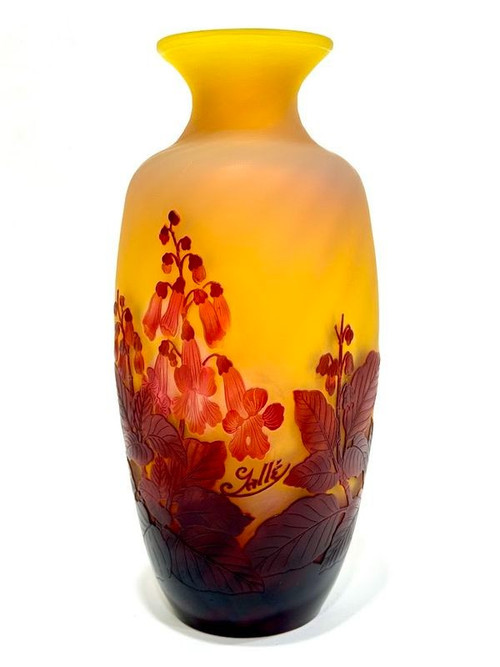 Emile Gallé "Digitales Rouges" vase