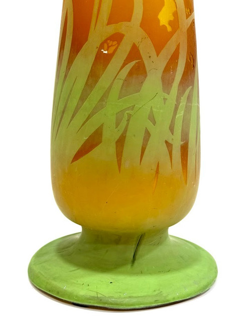 Emile Gallé "Aux Jonquilles" vase