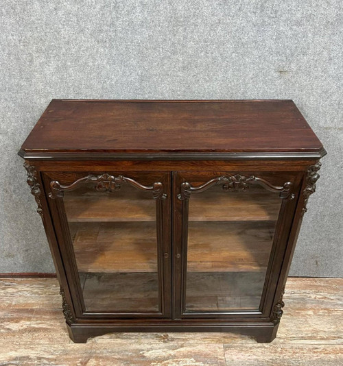 Napoleon III period mahogany bookcase circa 1850