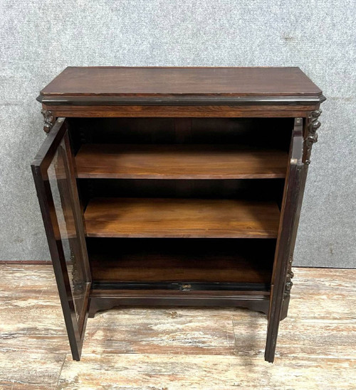 Napoleon III period mahogany bookcase circa 1850