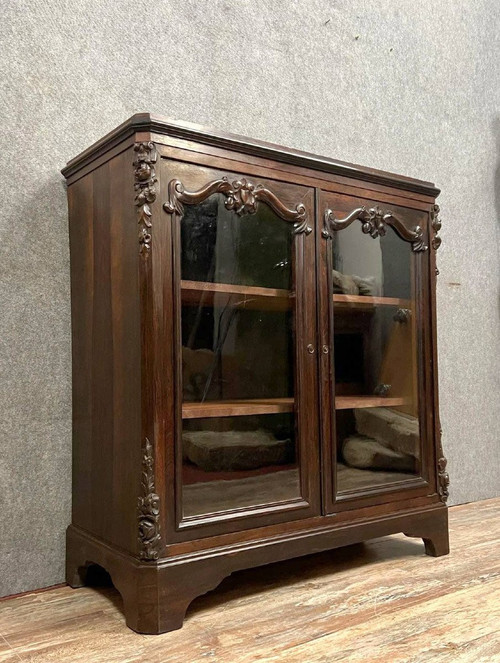 Napoleon III period mahogany bookcase circa 1850