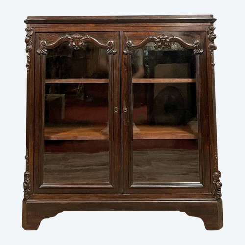 Napoleon III period mahogany bookcase circa 1850