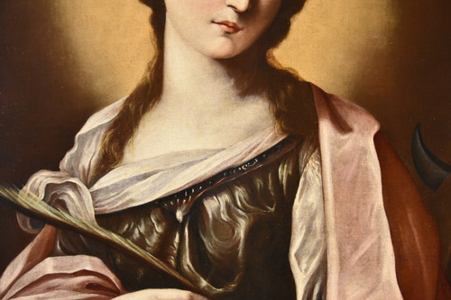 Saint Catherine Of Alexandria, Guido Reni (bologna 1575 - 1642) Workshop Of