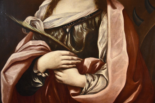 Saint Catherine Of Alexandria, Guido Reni (bologna 1575 - 1642) Workshop Of