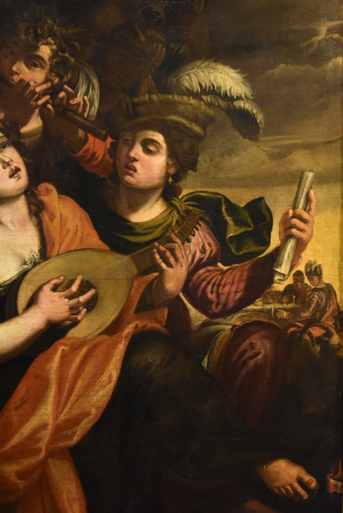 Aeneas And Dido, Attributed To Pseudo-caroselli (rome, Active C. 1630/1650)