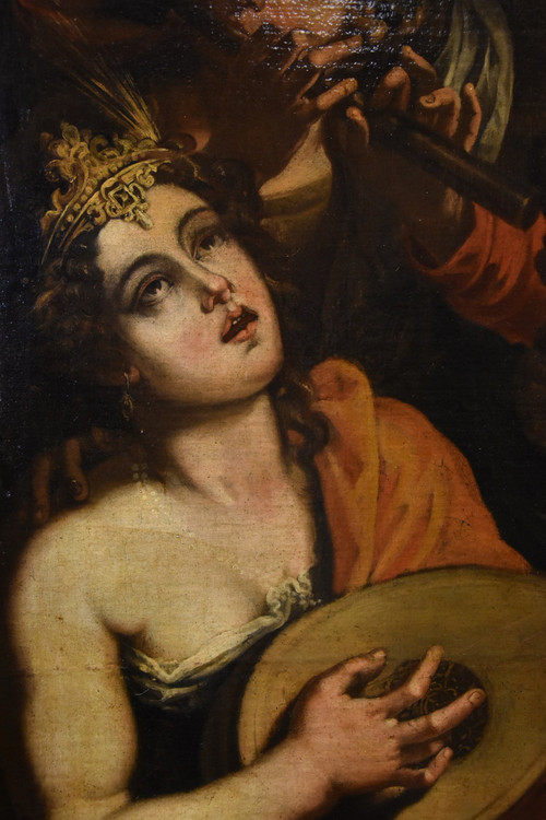 Aeneas And Dido, Attributed To Pseudo-caroselli (rome, Active C. 1630/1650)