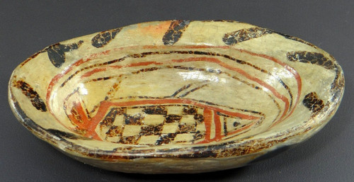 Tunisia, Berber People, Sejnane Village, Early 20th century, Glazed Earthenware Dish.