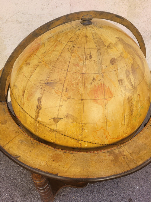 Celestial Globe On Stand, Late 19th Early 20th Century