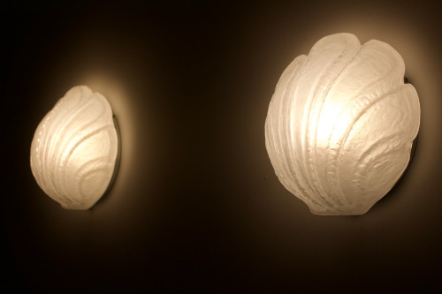 Pair of "Saint-Jacques" sconces in Murano.