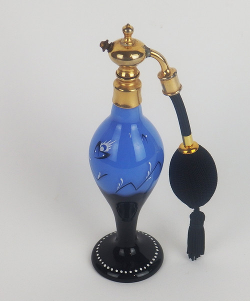 Art Deco glass vaporizer by Marey Beckert Schider