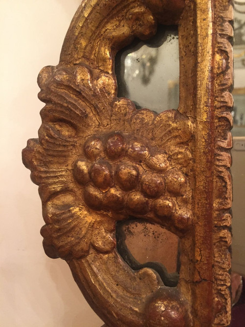 18th Century Gilded Wooden Mirror