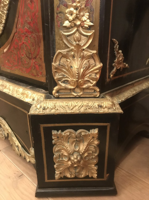 Mobilier, Meuble D’appui En Marqueterie Boulle