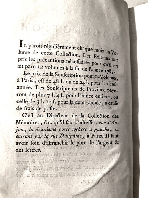 Dal più grande progetto di Memorie pubblicato nel XVIII secolo "La vita di Bertrand Duguesclin" 1785