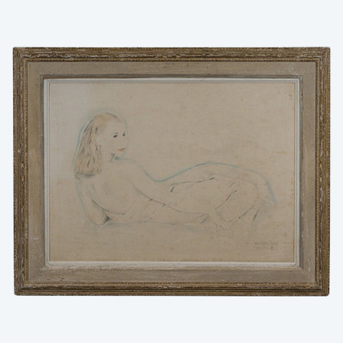 Lithographie Mariette Lydis Paris 29 Sur 200 femme dénudée cadre cérusé