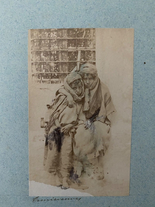 8 photographies anciennes marchand de beignets marocains tunisiens