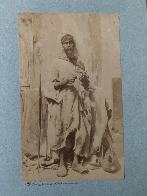 8 photographies anciennes marchand de beignets marocains tunisiens