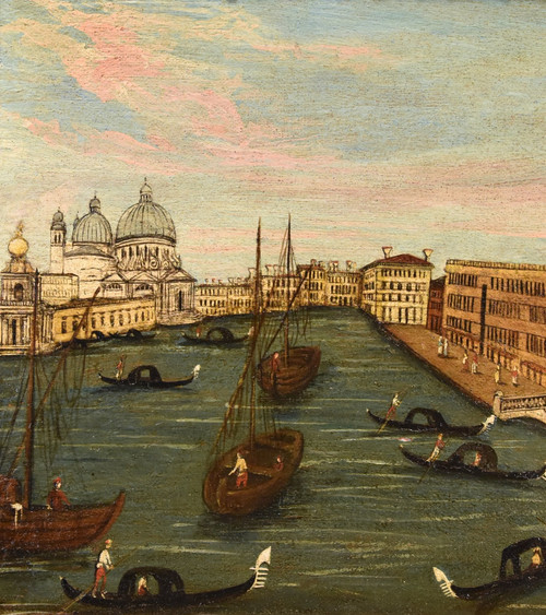 Vedutist Painter Of The 18th Century, View Of Venice With The Grand Canal