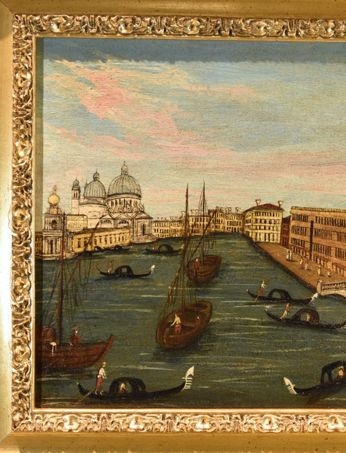 Vedutist Painter Of The 18th Century, View Of Venice With The Grand Canal