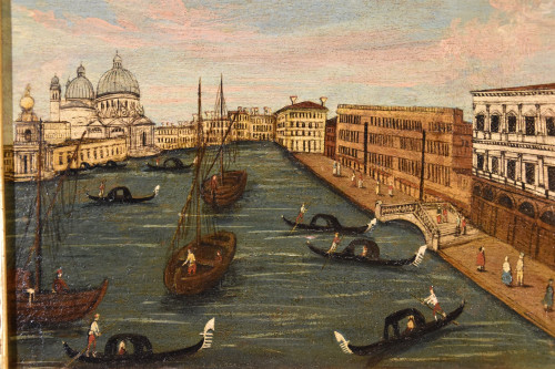 Vedutist Painter Of The 18th Century, View Of Venice With The Grand Canal