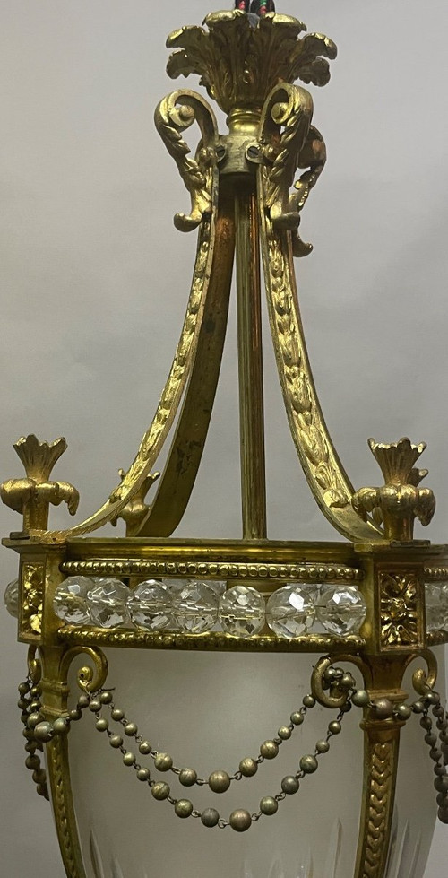 Louis XVI Style Bronze Hall Lantern